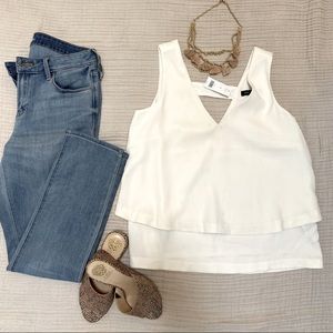 Banana Republic 2-Tiered Tank